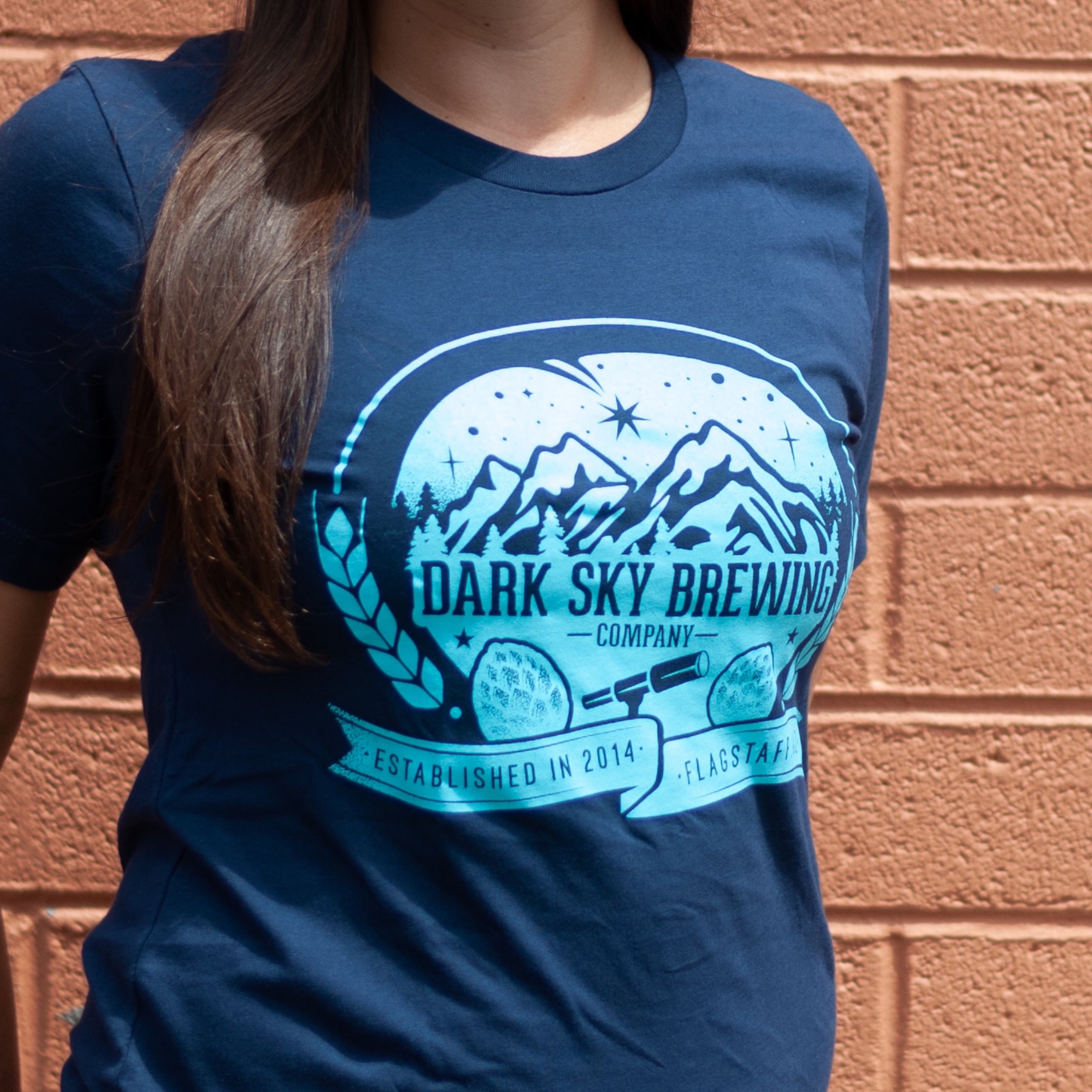 Dark sky 2025 blue t shirt
